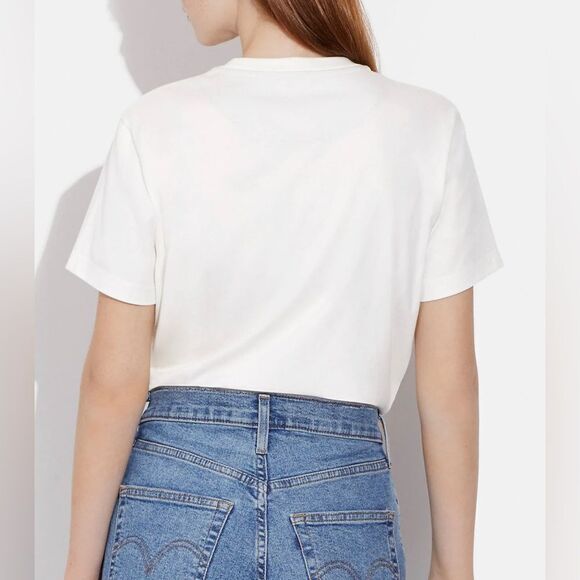 NWT Disney X‎ Coach Signature Sleeping Beauty T Shirt off white size L - Picture 2 of 10